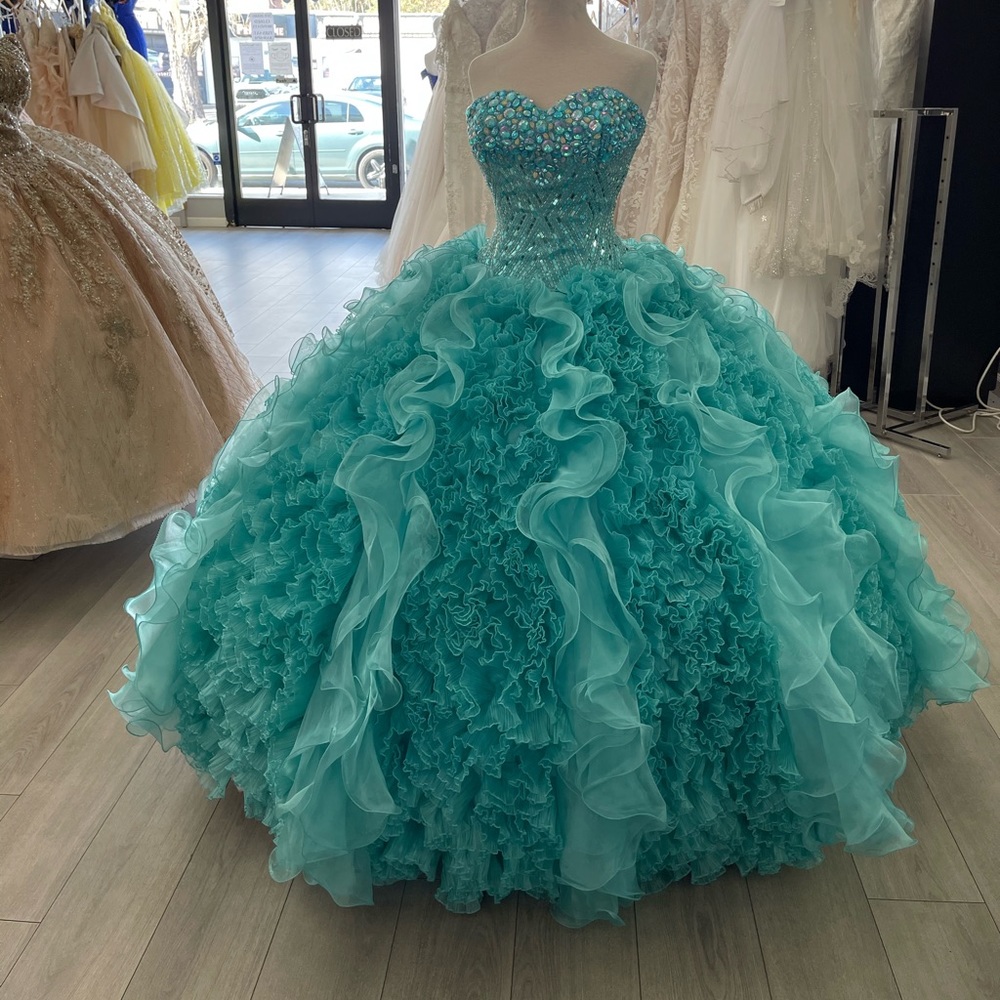 Mint green Quince Dress